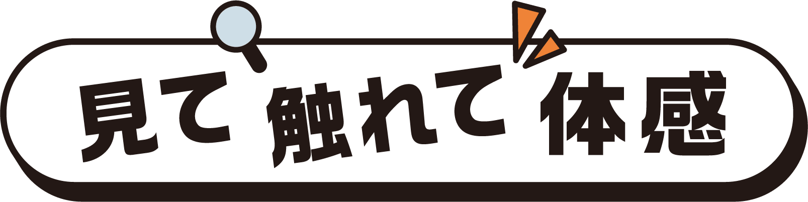 見て 触れて 体感