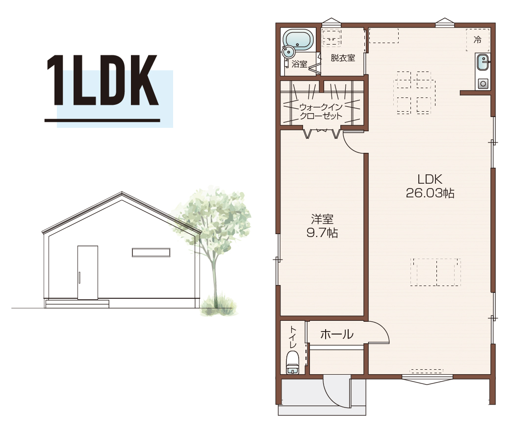 1LDK